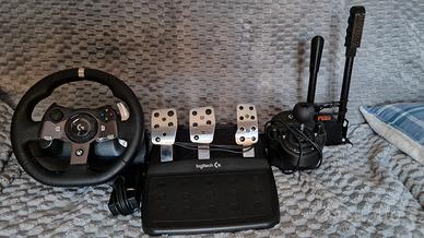 Volante + pedaliera+ cambio+cambio seq.freno a man