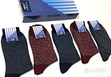 SCATOLA 5 PAIA CALZE CORTE UOMO *REDE_LANA VERGINE