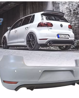 PARAURTI POSTERIORE VOLKSWAGEN VW GOLF 6 08- LOOK 