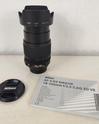 Obiettivo Zoom Nikon 18-105 VR Perfetto