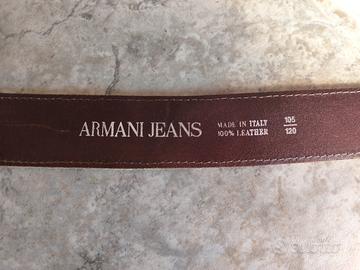Cintura Armani Jeans vintage-vera pelle 100%