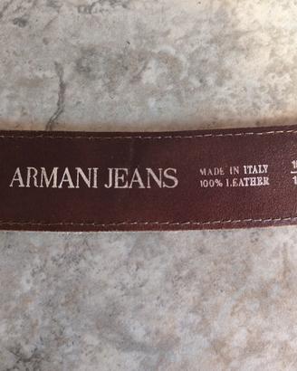 Cintura Armani Jeans vintage-vera pelle 100%