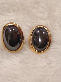 Orecchini anni 60 argento placcato oro