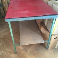 Banco di lavoro in ferro 200x90 rivestito