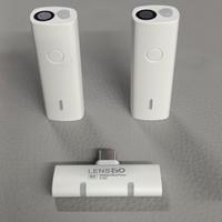 Doppio Microfono Lavalier Wireless 