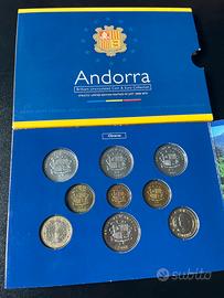 Andorra uncirculated coin euro collection