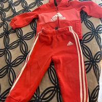Tuta Adidas bambina rosa 12/18 mesi