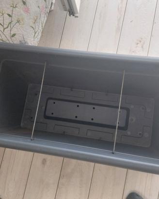 Vaso rettangolare in plastica tecnica 78 x 39cm