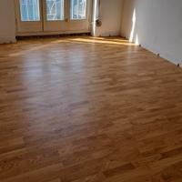 Stock parquet 3strip in rovere verniciato