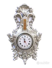 Orologio da parete stile barocco con termometro