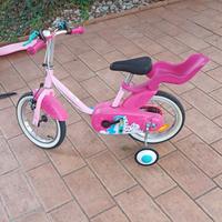 Bicicletta bambina con rotelle 