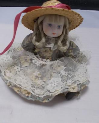 BAMBOLINA IN CERAMICA SNODABILE "VINTAGE"