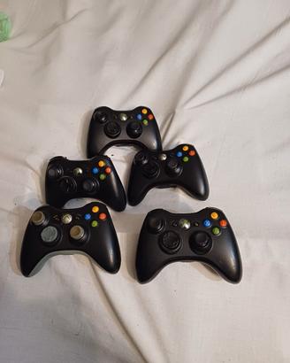 Xbox 360 wireless controller blocco 5 pezzi. 