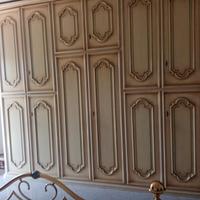 Armadio a 6 ante in legno. Stile veneziano