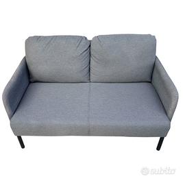Divano 2 posti grigio L 120