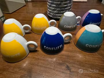 Set tazze cappuccino Illy Biennale Venezia 2003