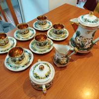 Servizio da caffè ceramica di capodimonte