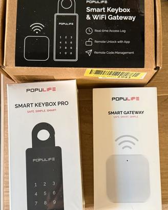 Populife Cassetta Chiavi WiFi con Gateway