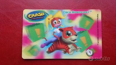 Rara Carta Crash Bandicoot Coco N.9