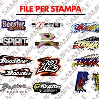 File BOOSTER SPIRIT BW'S MBK YAMAHA Polini Adesivi
