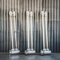 Lampada industriale vintage loft DDR EOW