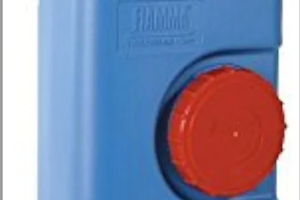 Serbatoio con ruote per acque grigie roulotte