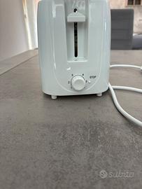 Tostapane elettrico bianco 2 fette