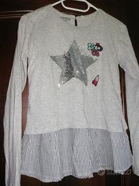 maglietta maniche lunghe bambina 