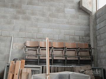 sedie da cinema teatro vintage