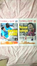 corriere dello sport + poster Anema e core 