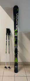 SCI Salomon XDrive + racchette + borsa