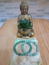 coppia di braccialetti in pietra naturale 