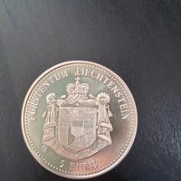 Moneta 5€ Liechtenstein 1998