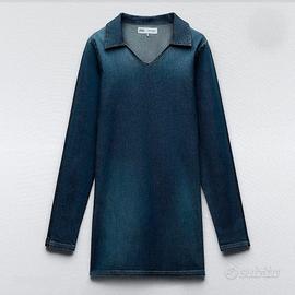 Zara Abito corto in denim 