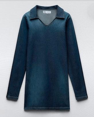 Zara Abito corto in denim 