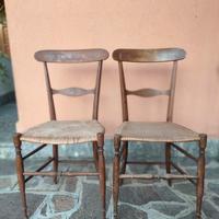 Autentiche Sedie Chiavarine epoca