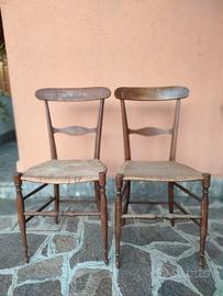 Autentiche Sedie Chiavarine epoca