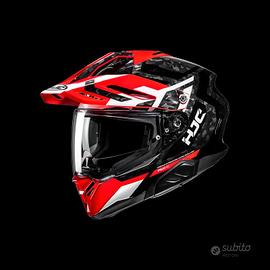 casco adv Hjc RPHA 60 nero rosso