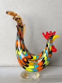 Galletto in vetro di murano