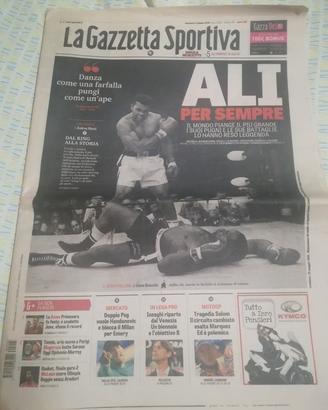 La Gazzetta dello Sport: Muhammad Ali - 5/6/2016