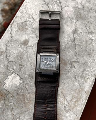Guess Vintage EST 1981 Orologio Pelle vera