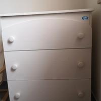 Fasciatoio Pali bianco Made in Italy