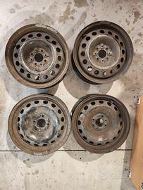 4 cerchi ferro 15" 4x98 et 31.5  fiat alfa lancia