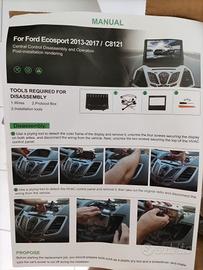 Autoradio digitale, Ford ecosport 2013-2017
