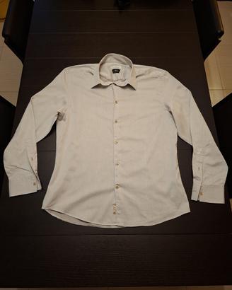 Camicia Versace Beige Uomo Tortora M