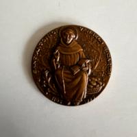 Medaglia bronzo religiosa