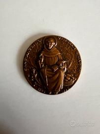 Medaglia bronzo religiosa