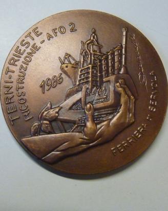 Medaglia per la ricostruzione Altoforno 2  Trieste
