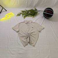 Polo Lacoste slim fit XL vintage–colore panna y2k