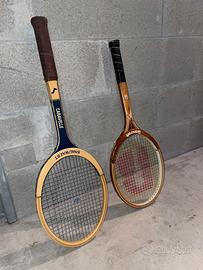 Racchette vintage Snauwaert Caravelle e Rancraft